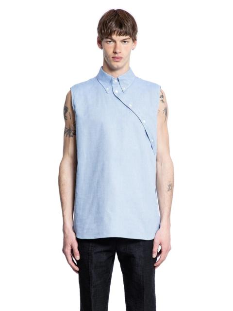 Sleeveless-Oxford-Cotton-Shirt