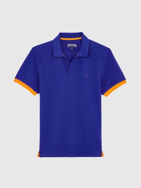 Men Cotton Polo Solid