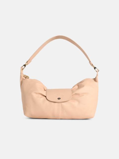 'LE PLIAGE XTRA BOW' LEATHER 'CRÈME' SHOULDER BAG