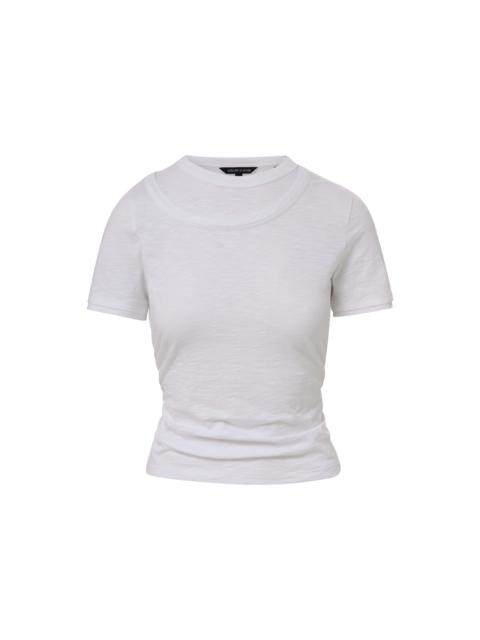 DAMIAN DOUBLE-COLLAR T-SHIRT