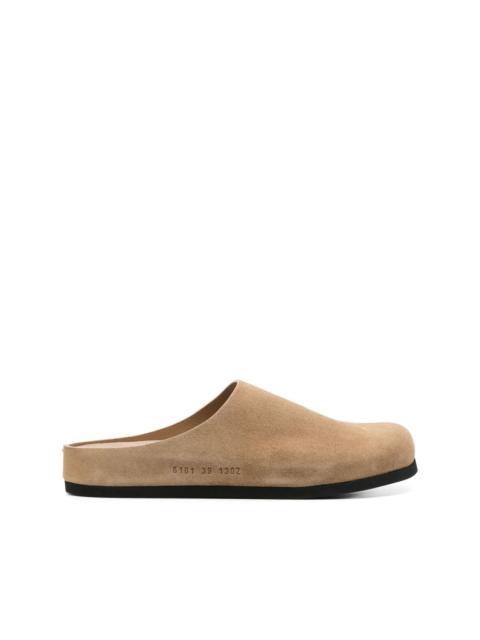 suede mules