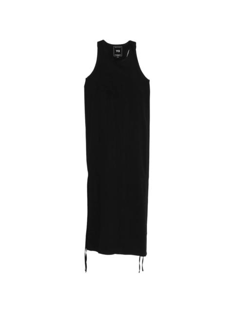 Y-3 X Yohju Yamamoto Racer Cinch Sleeveless Midi Dress