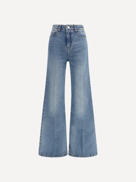Flared Jeans in denim