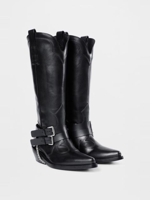 Finnbo Santiago Boots With Belts