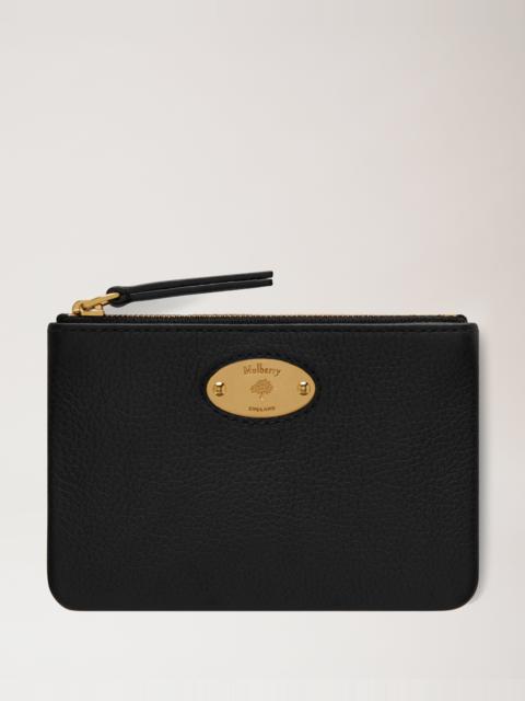 Mulberry Plaque Small Zip Coin Pouch
Black Small Classic Grain