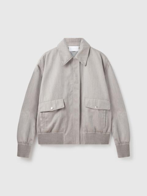 Boxy Collared Bomber Jacket