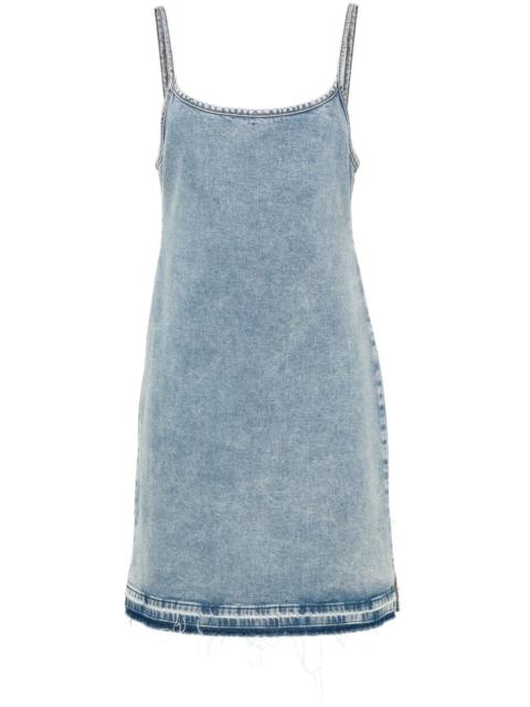 stretch denim mini dress
