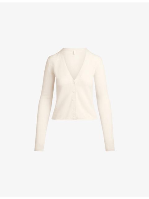 Featherweight V-Neck Cashmere Cardigan