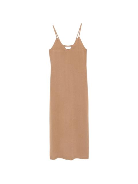 Marlie V-neck midi dress