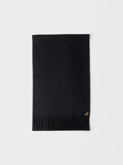 Silk and cashmere scarf
