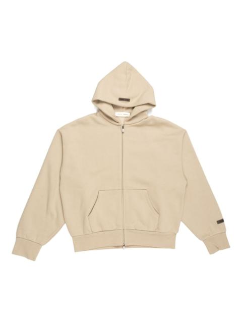 zip-up fleece hoodie