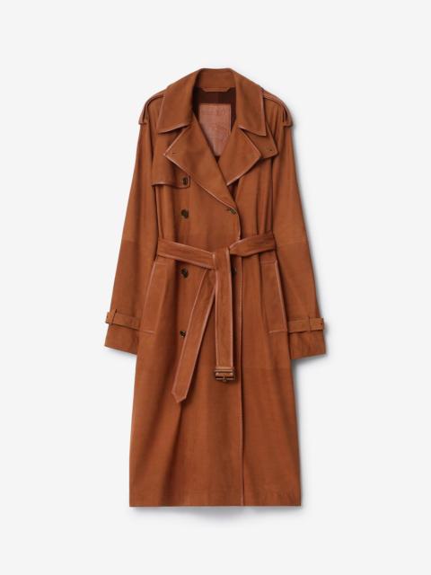 Long Nubuck Castleford Trench Coat