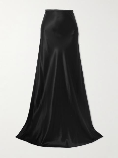 Silk-satin Maxi Skirt