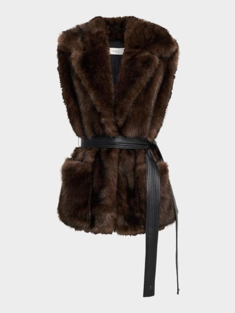 Devon Faux Fur Vest