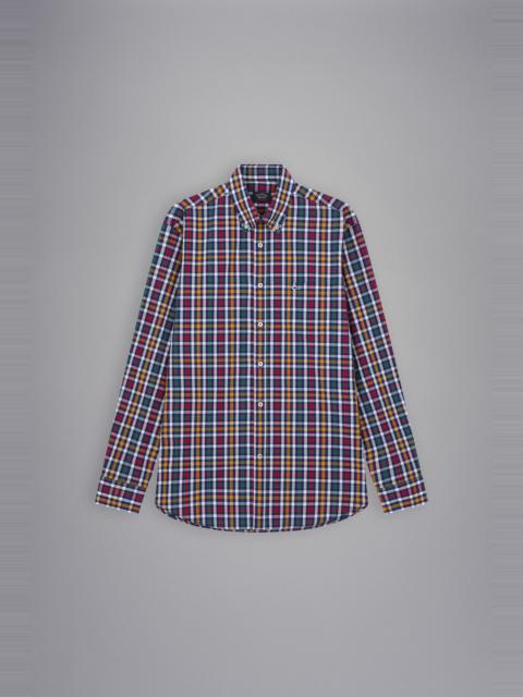 MULTICOLOUR CHECK COTTON SHIRT