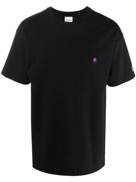 logo-embroidered cotton T-shirt