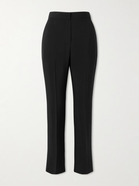 Crepe Straight-leg Pants