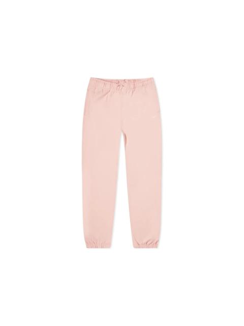 Nike Women's Solo Swoosh Fleece Trousers Bleached Coral/White