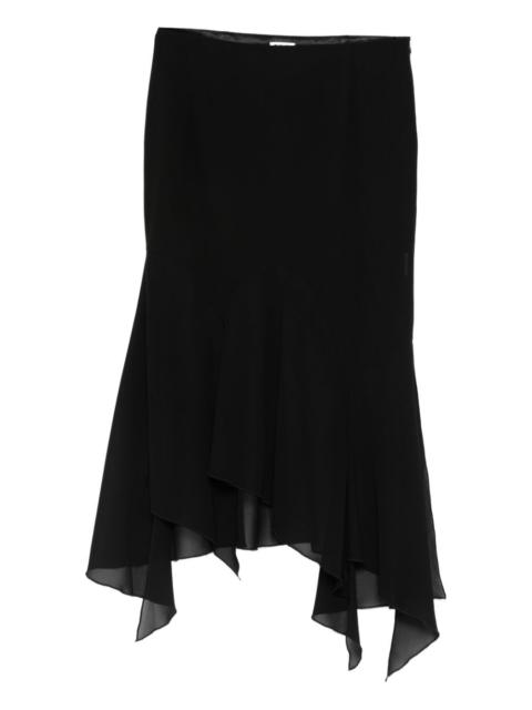 Kajsa asymmetric midi skirt