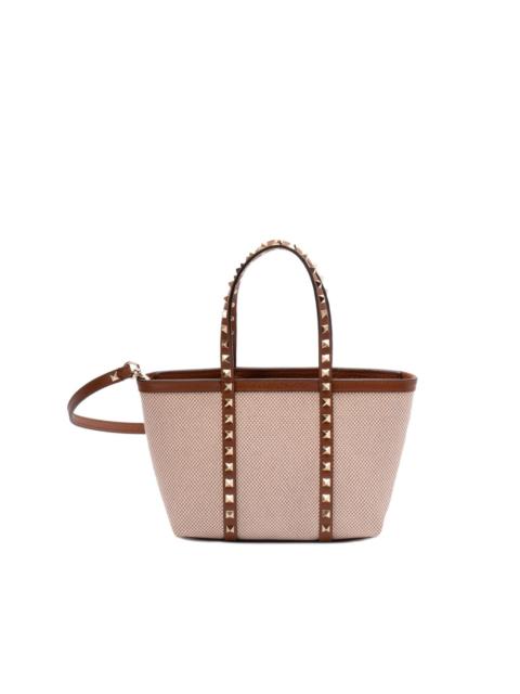 check-pattern tote bag