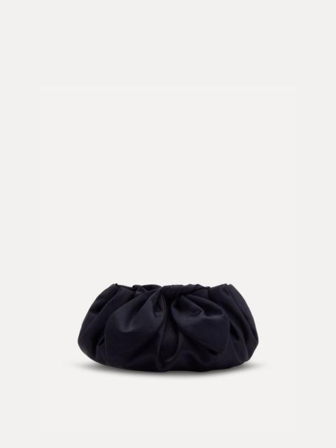 MINI SATIN BOW CLUTCH