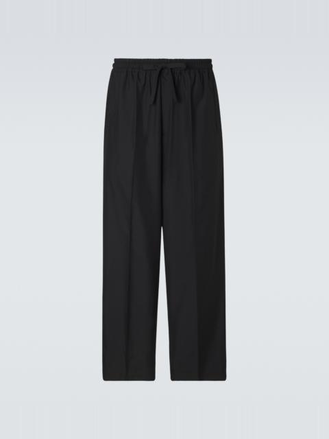 Julian silk straight pants