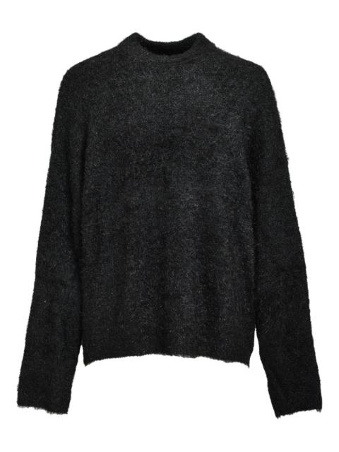 mock-neck sweater