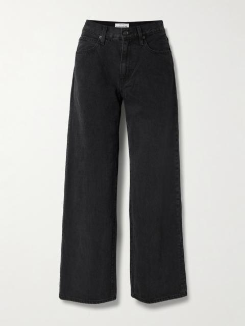 Noah Relaxed Turn Up High-rise Straight-leg Jeans