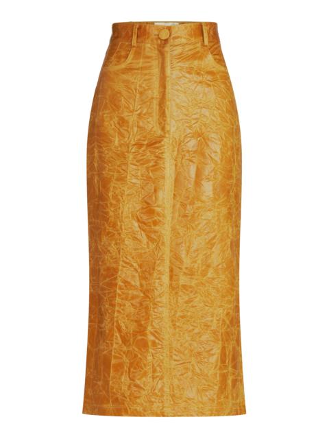 Layan Midi Skirt yellow