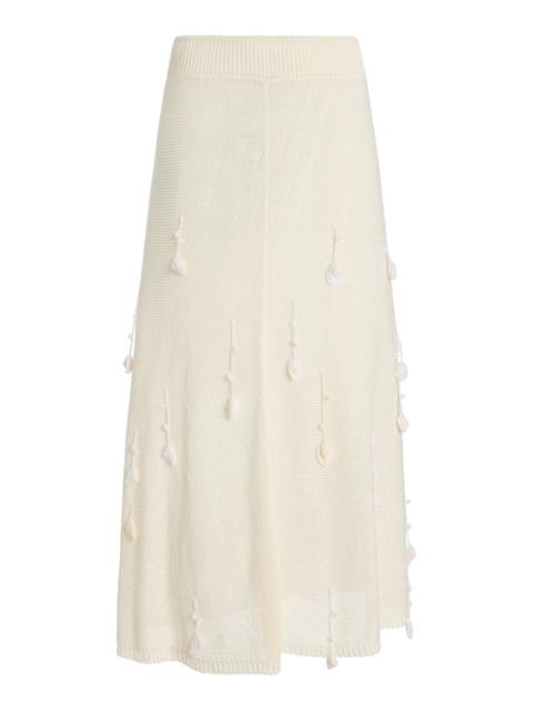 Elvira Midi Skirt ivory