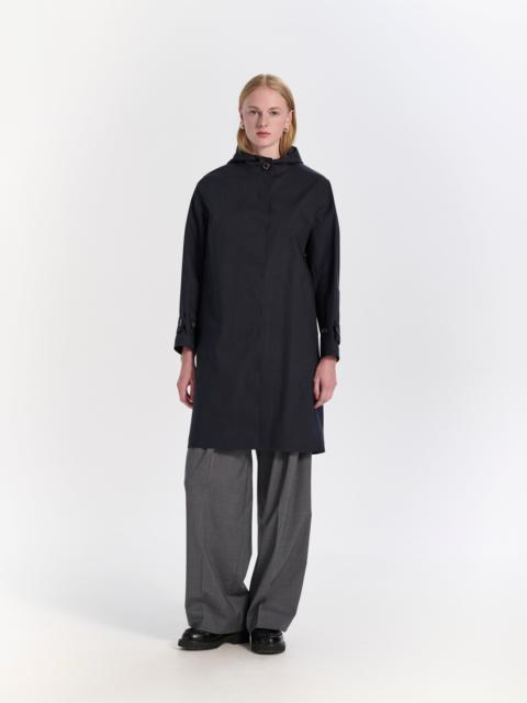 Watten Rubberised Hooded 3/4 Length Coat