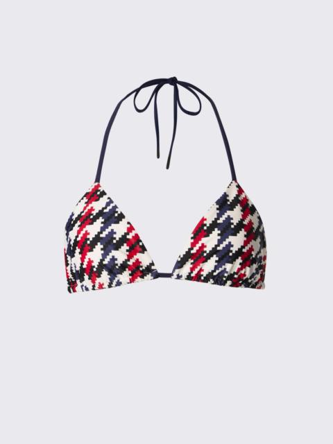 Houndstooth Bikini Top
