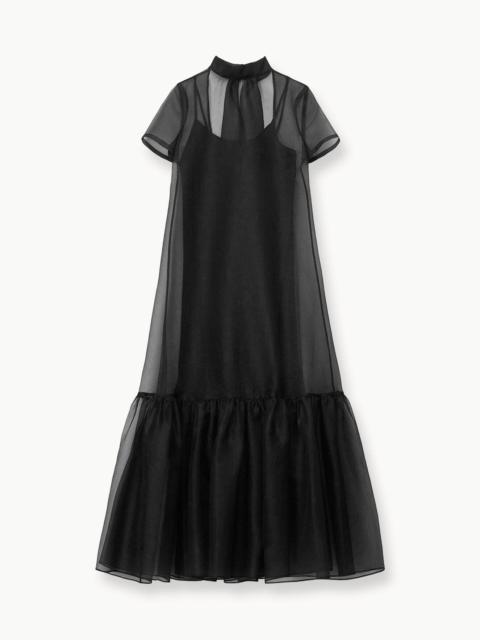 STAUD CALLUNA DRESS BLACK
