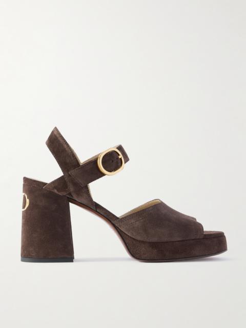 Vlogo 95 Suede Platform Sandals