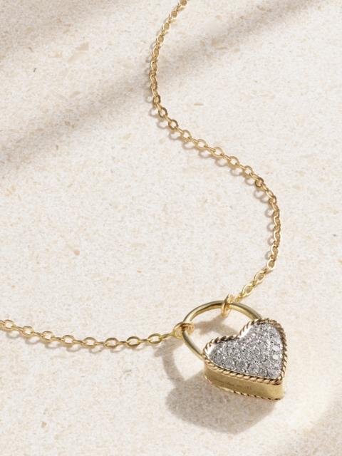 Cadenas Coeur 18-karat Gold Diamond Necklace
