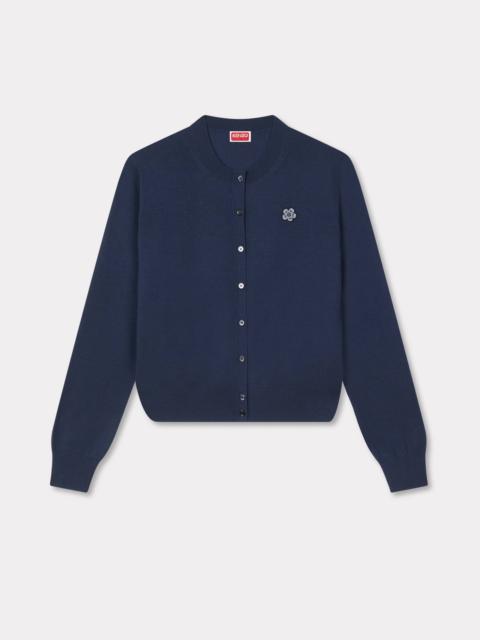 'Boke Flower' embroidered cardigan in merino wool