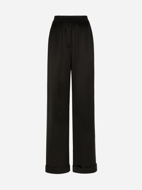 Silk satin pajama pants