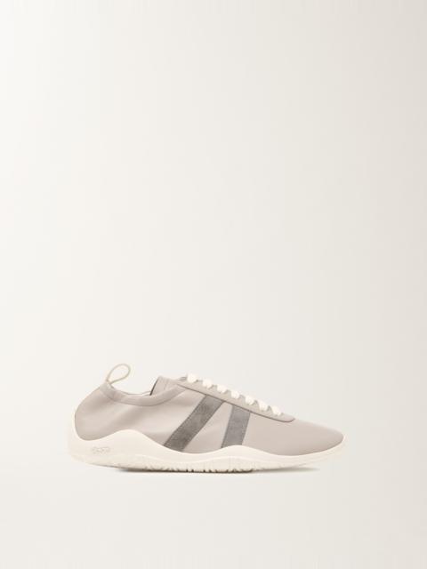 Vintage wave sneakers in nappa leather and suede