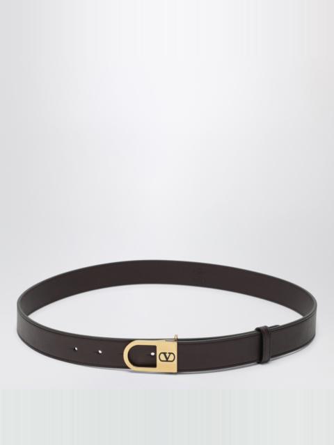 Brown Vlogo Signature belt