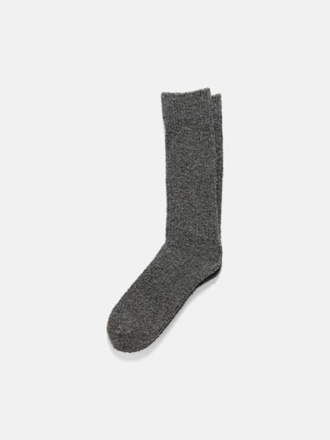 R1636 Merino Boucle Socks Dark Gray