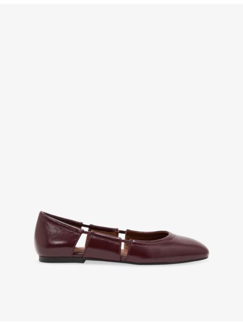 Leona Leather Ballet Flats