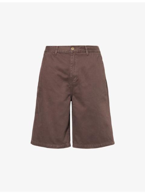 Coarse Wide-Leg Denim Shorts