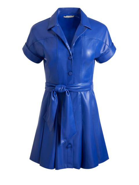 chinese dress ladies Aureum: This Is The Day Olive Green Vegan Leather Dress  Shop the Mint