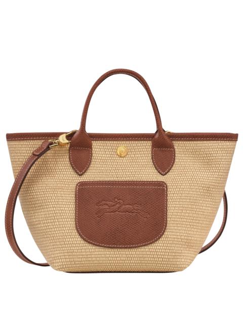 Le Pliage Collection XS Basket bag Brown - Canvas