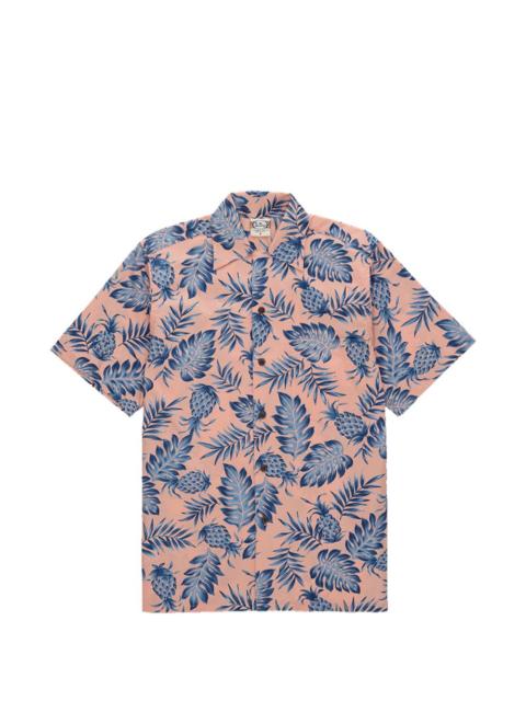 Pineapple print short-sleeve shirt