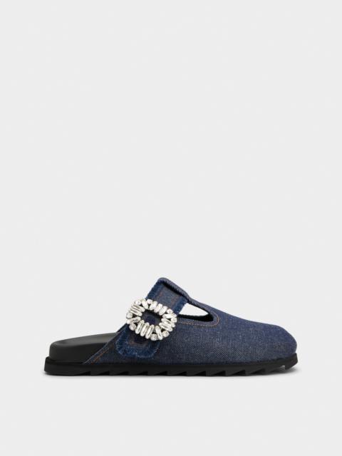 Slidy Viv' Mules in denim
