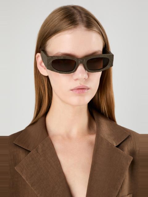 Brown HIRMU Acetate Sunglasses Brown