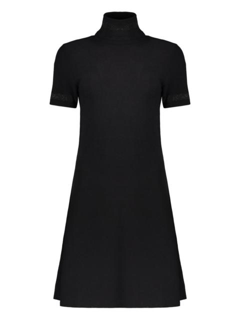 halterneck midi dress
