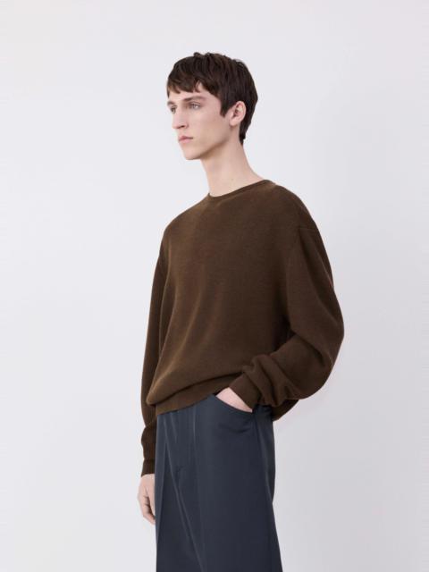 ニットT LEMAIRE jumper S タグ付 ブラウン neck mock