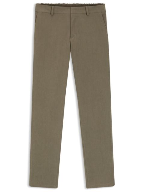 SLIM-FIT TROUSERS IN STRETCH CORDUROY